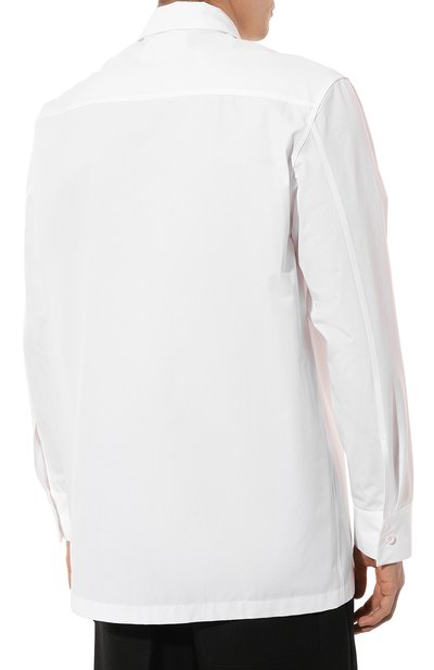 Хлопковая рубашка JIL SANDER, арт. J22DL0193/J45002, фото 4