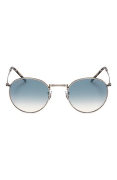 Женские солнцезащитные очки RAY-BAN голубого цвета, арт. 3637-003/3F | Фото 4 (Кросс-КТ: С/з-унисекс; Региональные ограничения белый список (Axapta Mercury): Не проставлено; Нос: Не проставлено; Тип очков: С/з; Материал: Металл; Очки форма: Круглые; Оптика Гендер: оптика-унисекс)