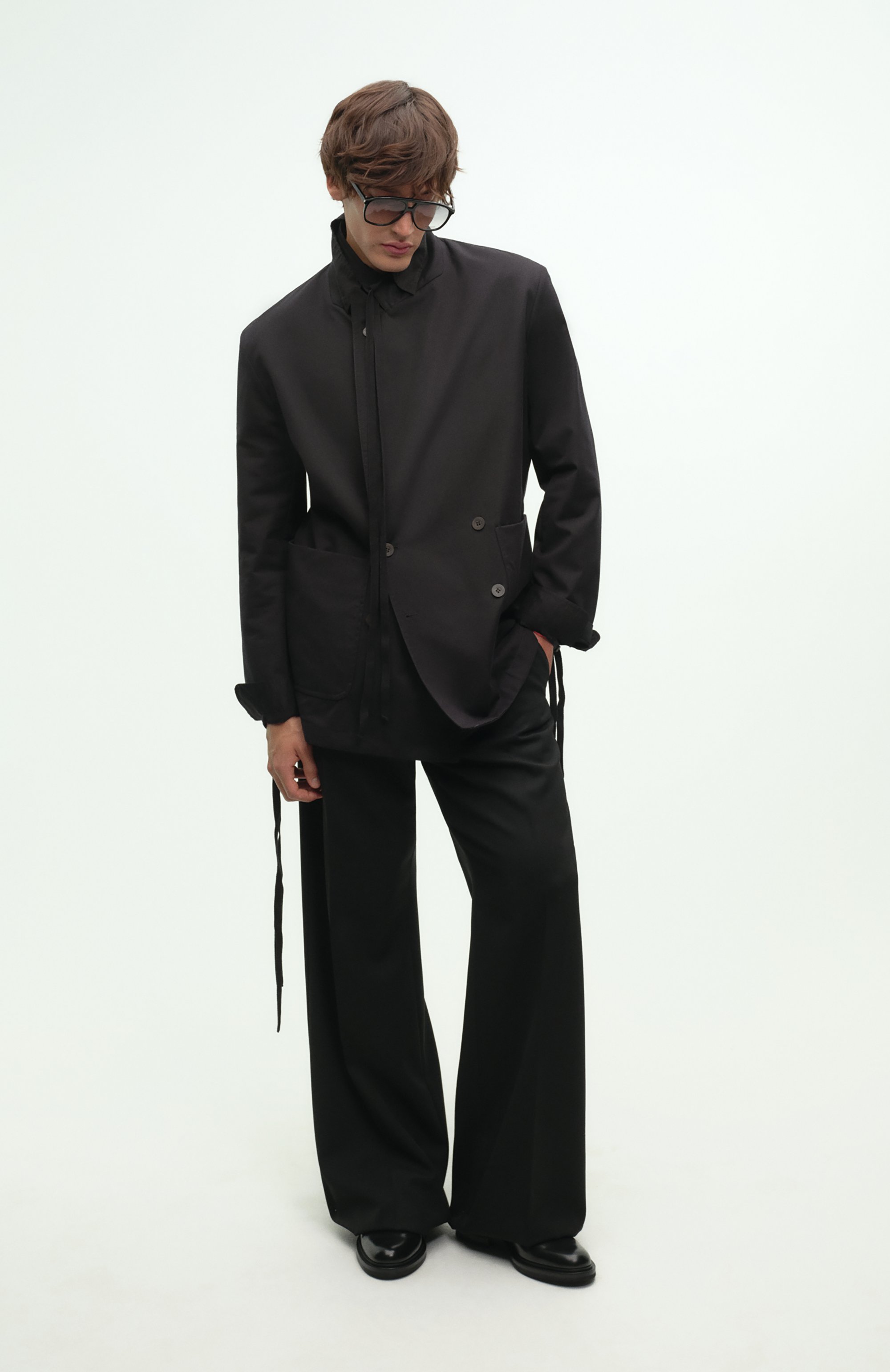 Пиджак из хлопка и шерсти DRIES VAN NOTEN, арт. 020718-2302-900, фото 6