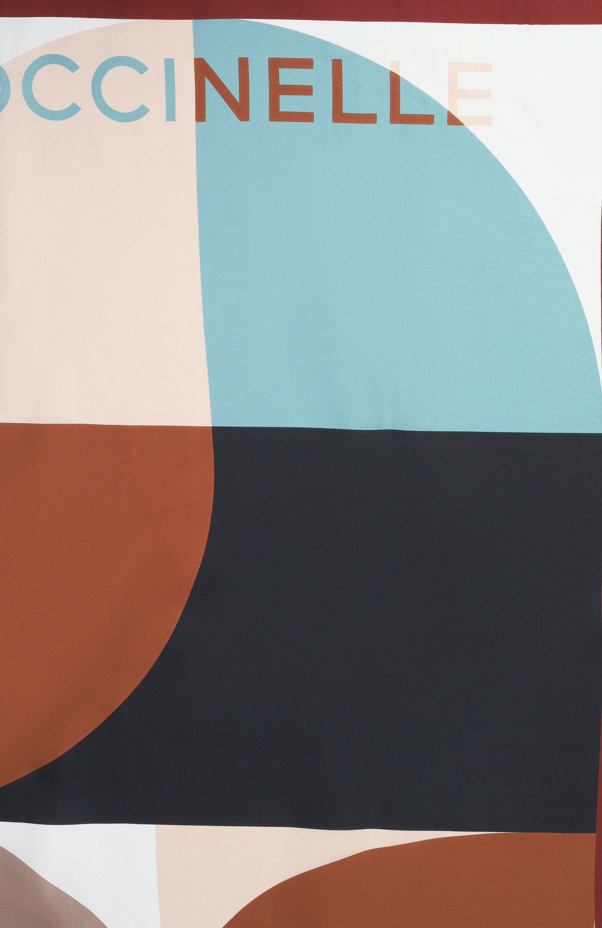 Шелковый платок COCCINELLE разноцветного цвета по цене 15950 руб., арт. E7 T0V 38 01 01, фото 4 Шелковый платок COCCINELLE, арт. E7 T0V 38 01 01, фото 4