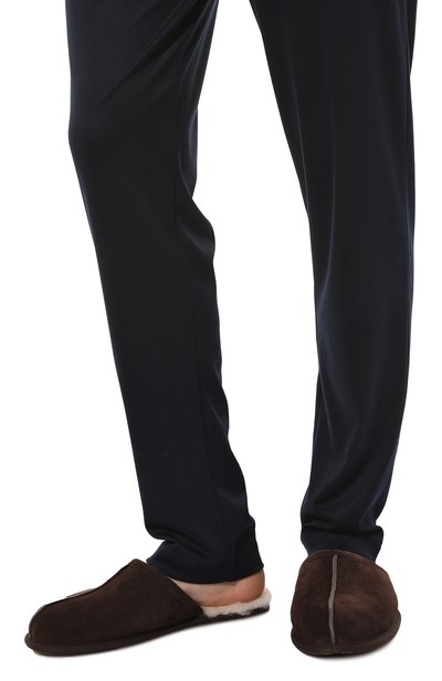 Замшевые домашние туфли UGG темно-коричневого цвета по цене 18250 руб., арт. UGMSCFES1101111M, фото 3 Замшевые домашние туфли UGG, арт. UGMSCFES1101111M, фото 3