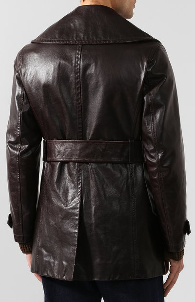 Кожаный тренч DOLCE & GABBANA, арт. G014BL/FUL3Y, фото 4