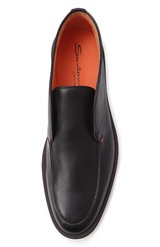 Кожаные ботинки Detroit Santoni MGDG17823SM0GBYP Чёрный  MGDG17823SM0GBYP Фото 6