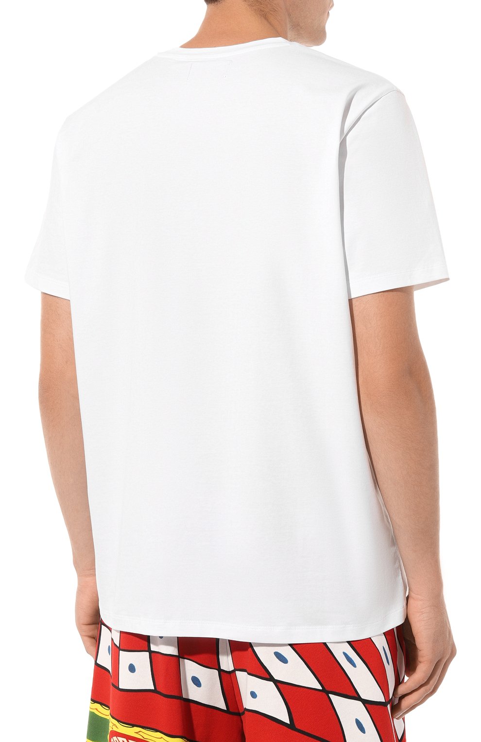 Хлопковая футболка 7 FOR ALL MANKIND белого цвета по цене 7415 руб., арт. JSIM2370WT, фото 4 Хлопковая футболка 7 FOR ALL MANKIND, арт. JSIM2370WT, фото 4