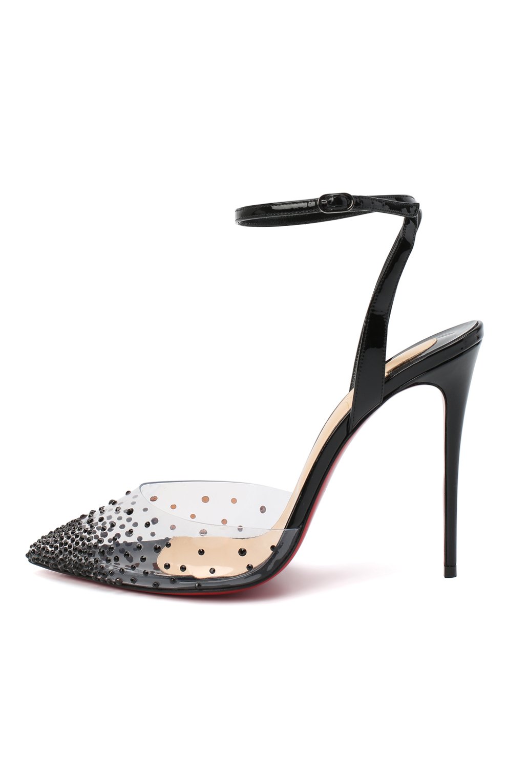 Туфли spikaqueen 100 CHRISTIAN LOUBOUTIN, арт. spikaqueen 100 pvc/patent, фото 3