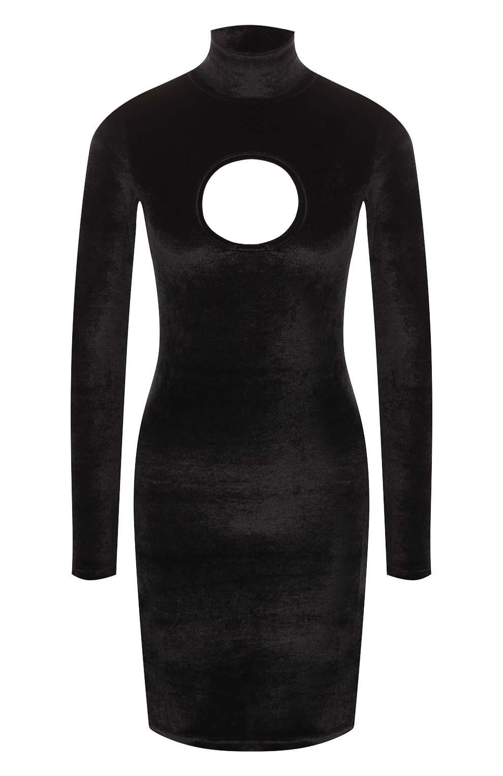 Бархатное платье VETEMENTS черного цвета по цене 64150 руб., арт. WSS195057, фото 1 Бархатное платье VETEMENTS, арт. WSS195057, фото 1