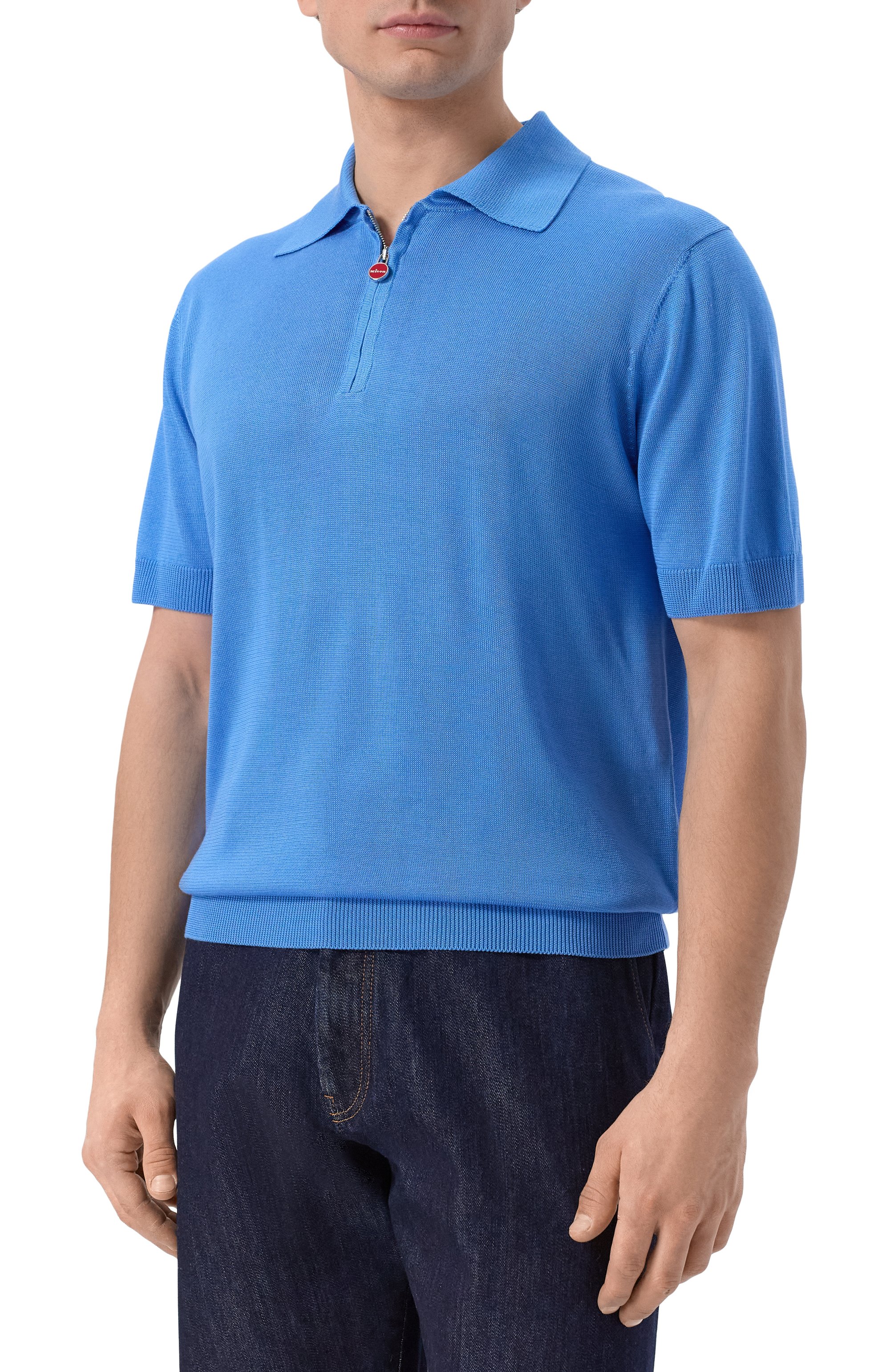 Шелковое поло KITON, арт. UMK0851, фото 3