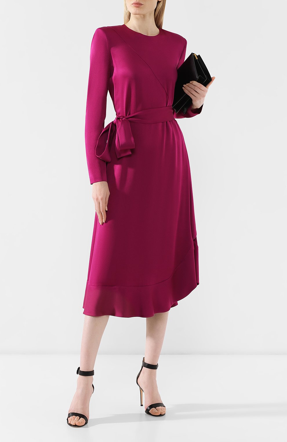 Атласное платье GIVENCHY, арт. BW20GJ10F4, фото 2