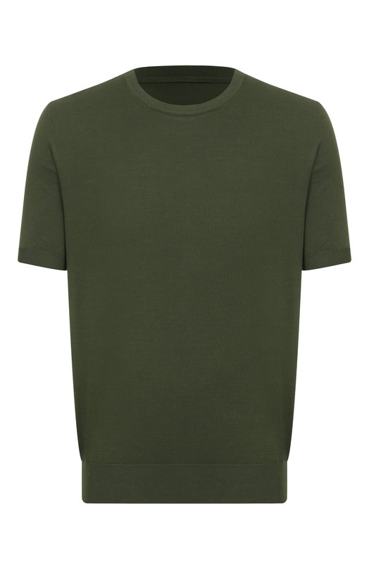 Хлопковый джемпер Canali C0719/MK00145 Хаки C0719/MK00145