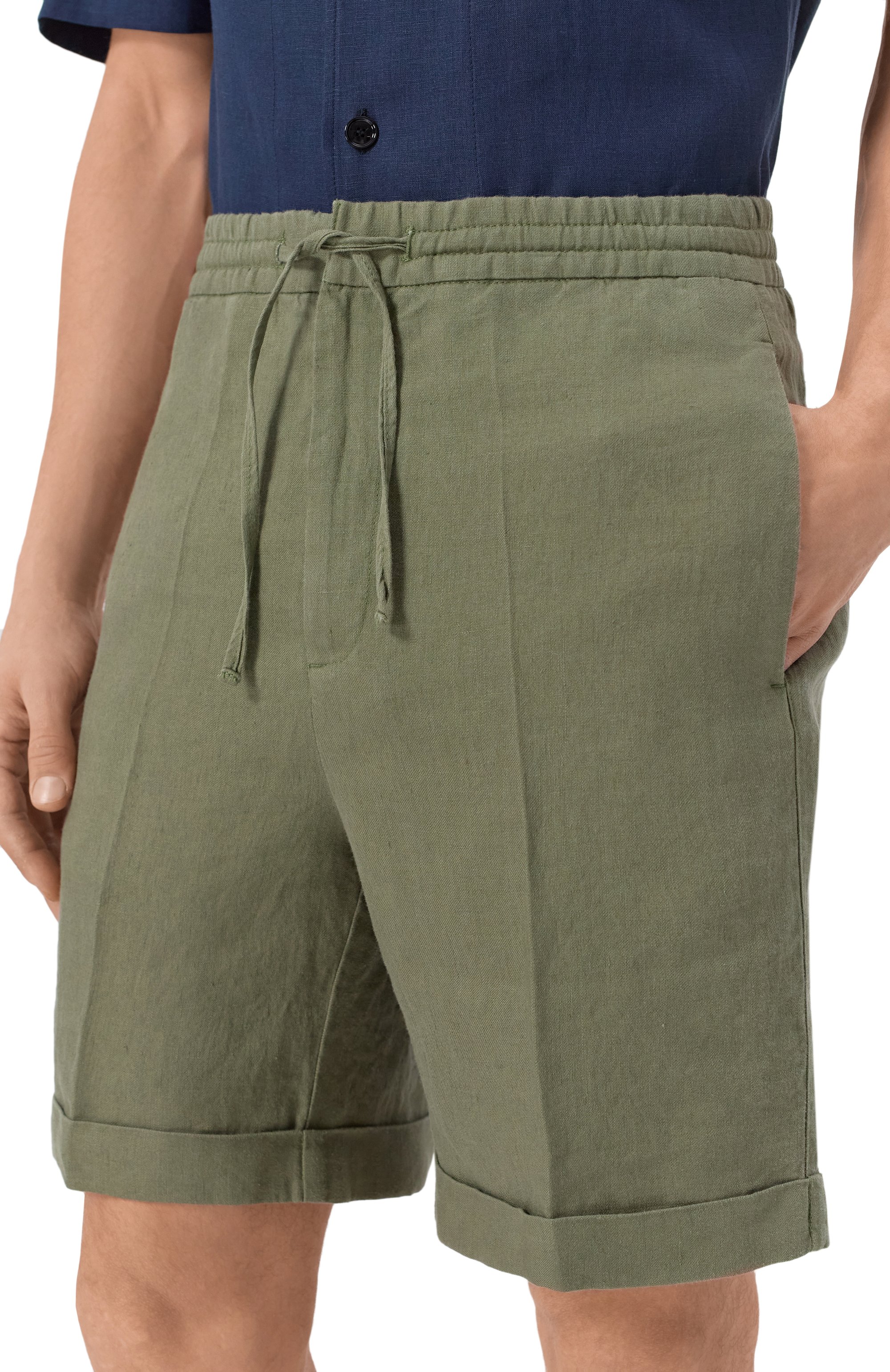 Льняные шорты CANALI, арт. 95606/SG03202, фото 5