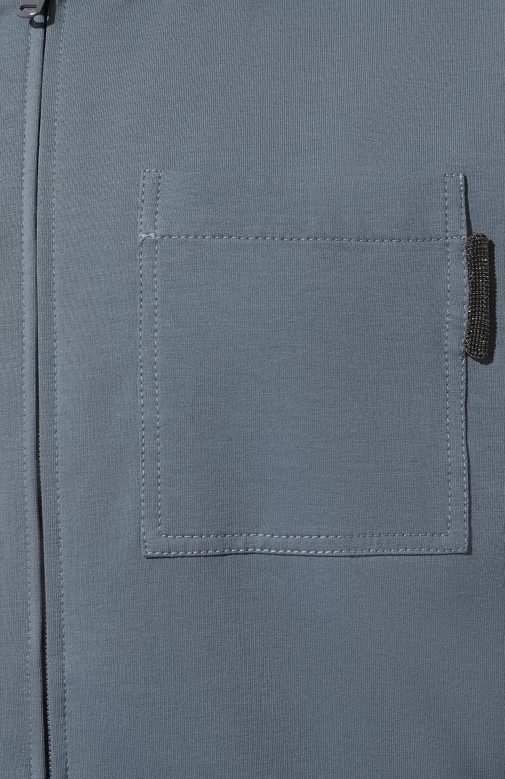 Хлопковая толстовка BRUNELLO CUCINELLI синего цвета по цене 154000 руб., арт. MH827BP426, фото 5 Хлопковая толстовка BRUNELLO CUCINELLI, арт. MH827BP426, фото 5