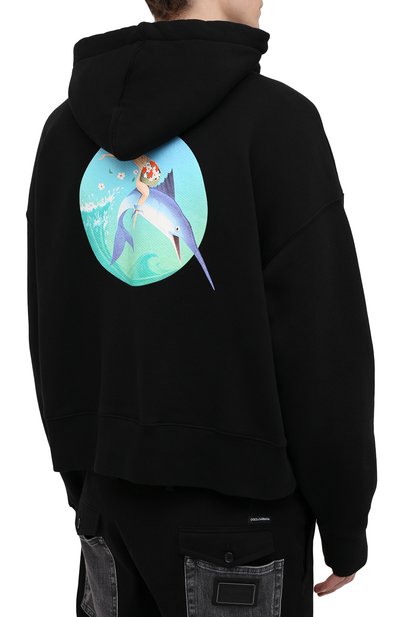 Хлопковое худи PALM ANGELS, арт. PMBB058S21FLE0011044, фото 4