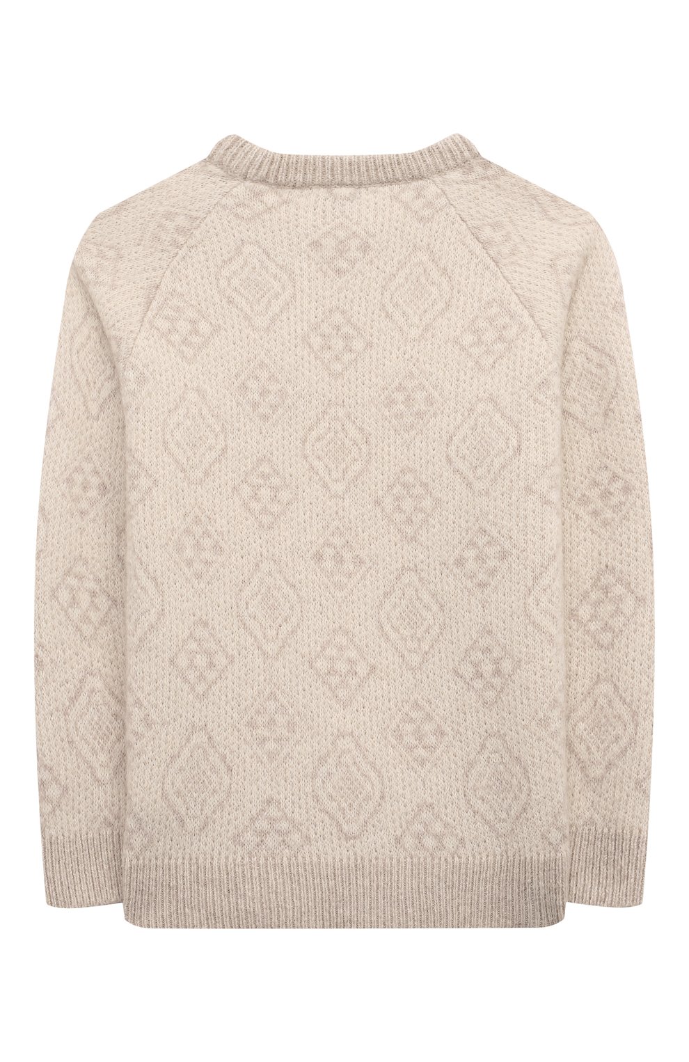 Свитер из шерсти и хлопка BRUNELLO CUCINELLI, арт. BS0M74200B, фото 2