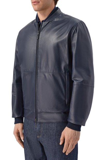 Двусторонний кожаный бомбер CORNELIANI, арт. 27L5W3/2720175, фото 3