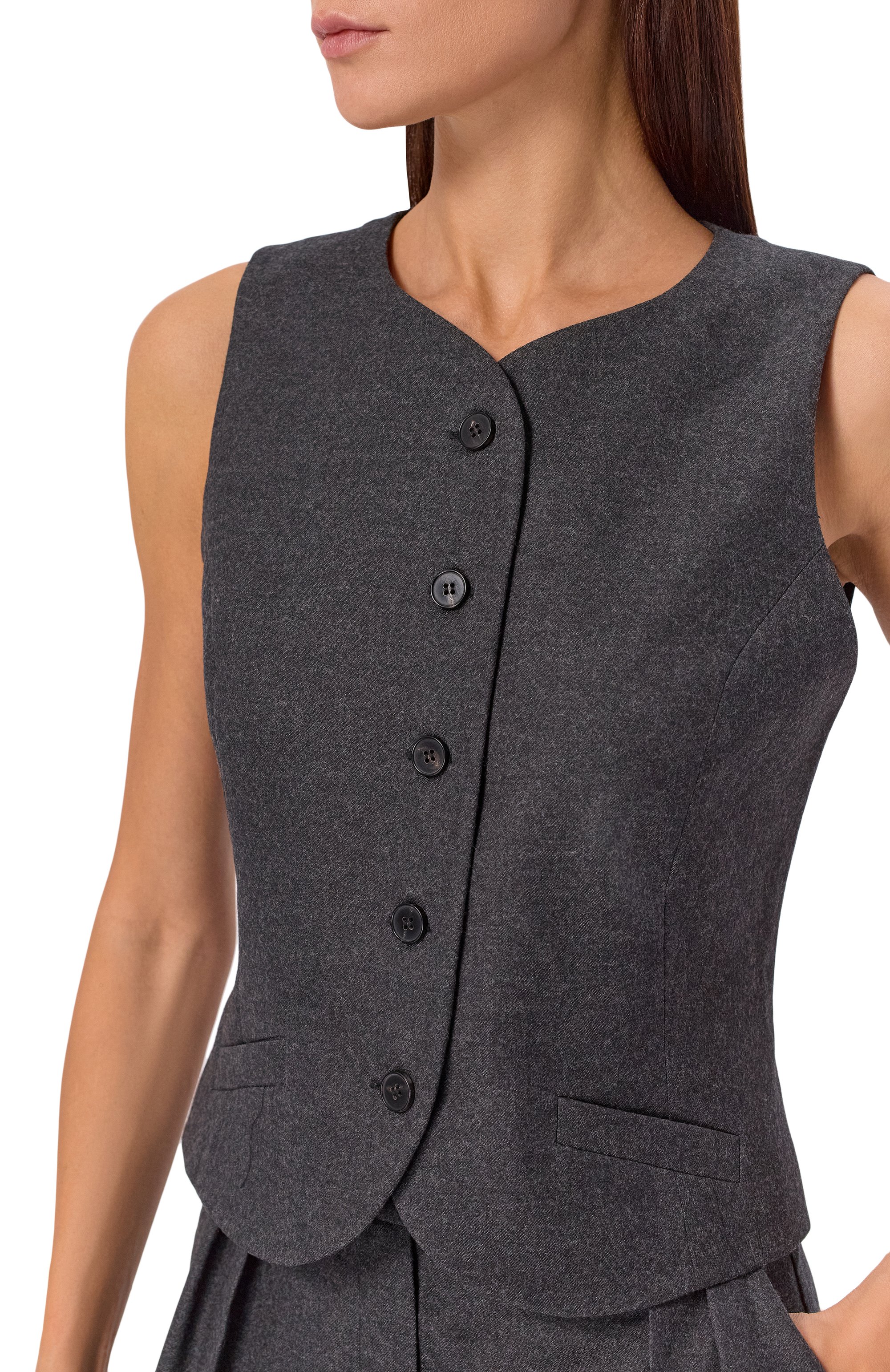 Шерстяной жилет LESYANEBO, арт. LN03H-411_ITB, фото 5