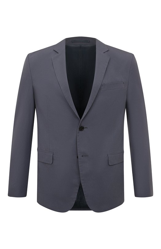 Хлопковый пиджак Prada SD080-1BJ2-F0AFC-191 Синий SD080-1BJ2-F0AFC-191
