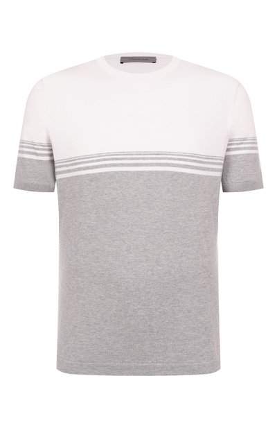 Мужской джемпер из хлопка и шелка CORNELIANI, арт. 25M526-2525158