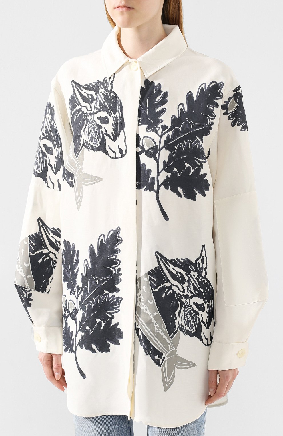 Рубашка из смеси хлопка и вискозы JACQUEMUS, арт. 193SH06/37153, фото 3