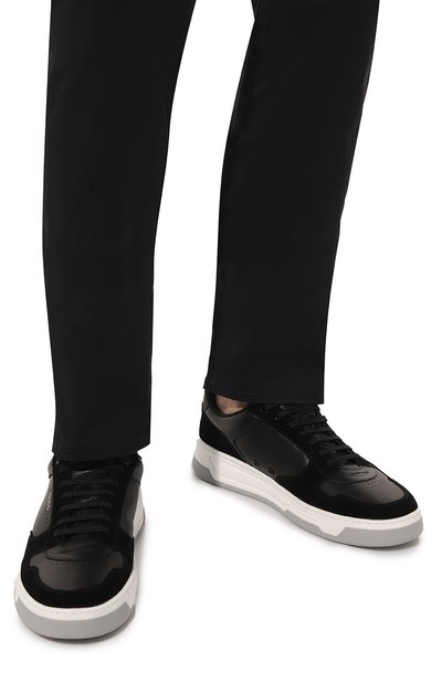 Комбинированные кроссовки BOSS, арт. 50493208, фото 3