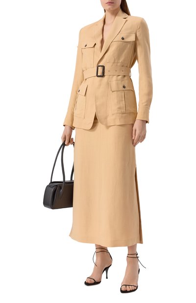 Жакет из вискозы и льна ANTONELLI FIRENZE, арт. N3609/935, фото 2