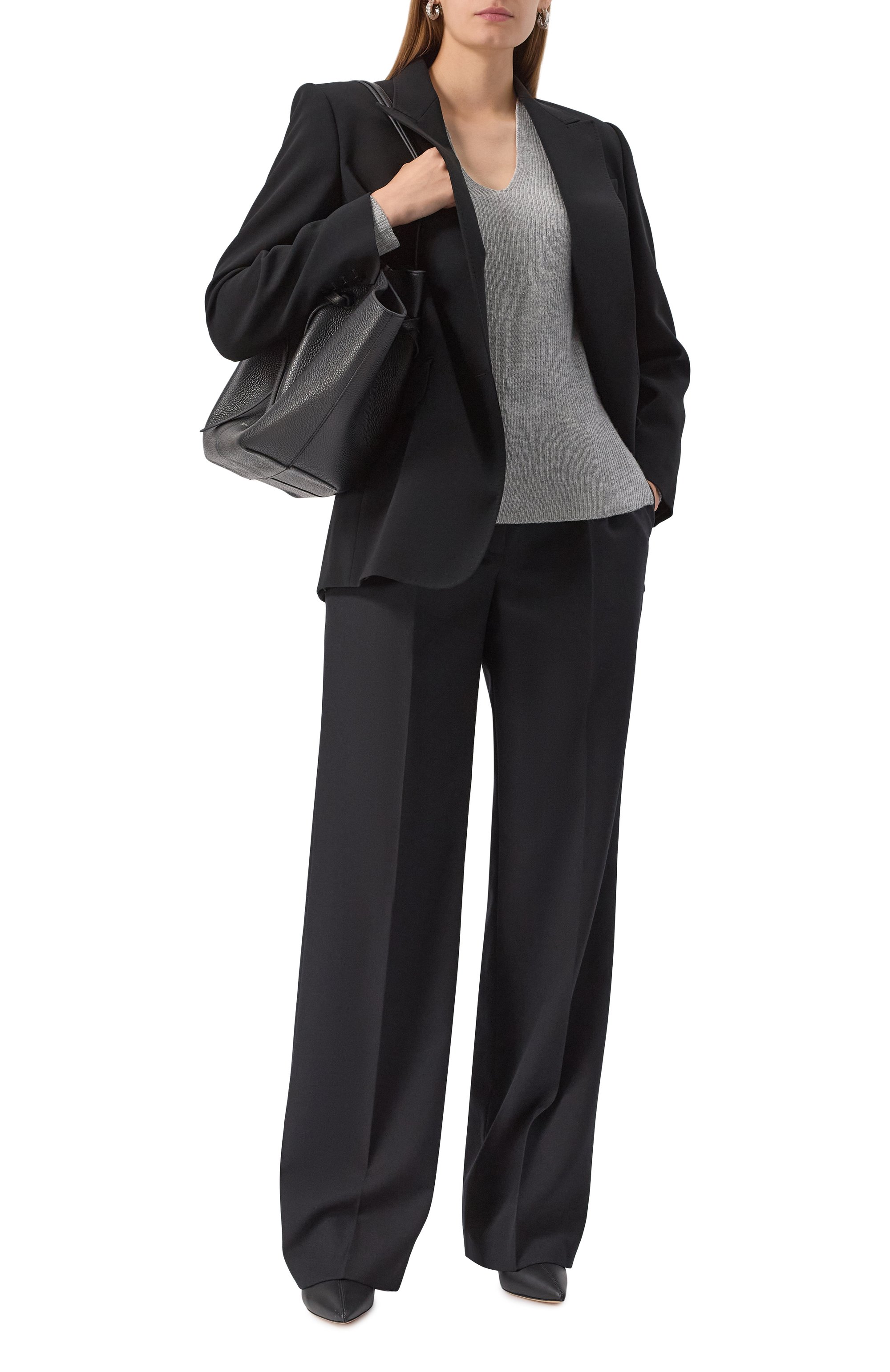 Пуловер из шерсти и кашемира LORENA ANTONIAZZI, арт. VM10A/2834, фото 2