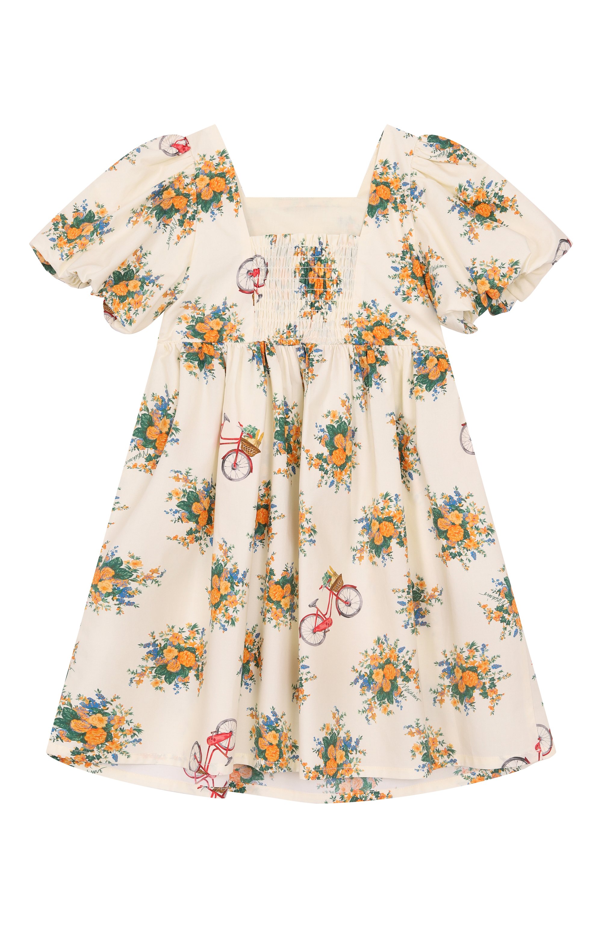 Хлопковое платье MOSCHINO, арт. HDV0G0/LLB56/4-8, фото 2