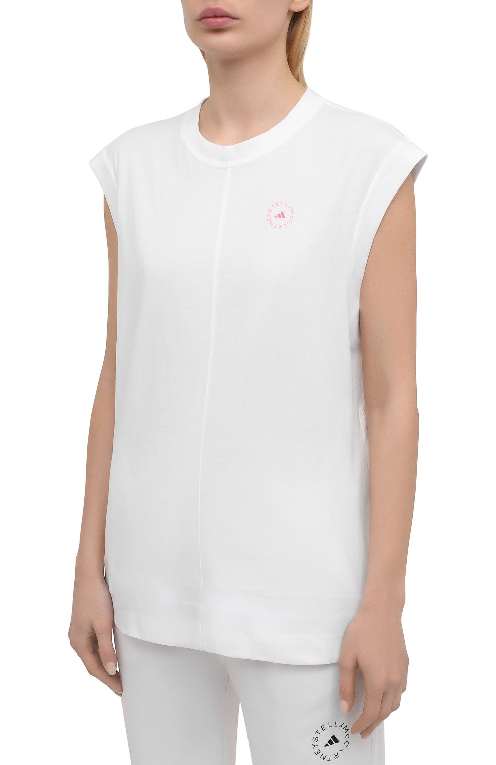 Хлопковая футболка ADIDAS BY STELLA MCCARTNEY, арт. GL4302, фото 3