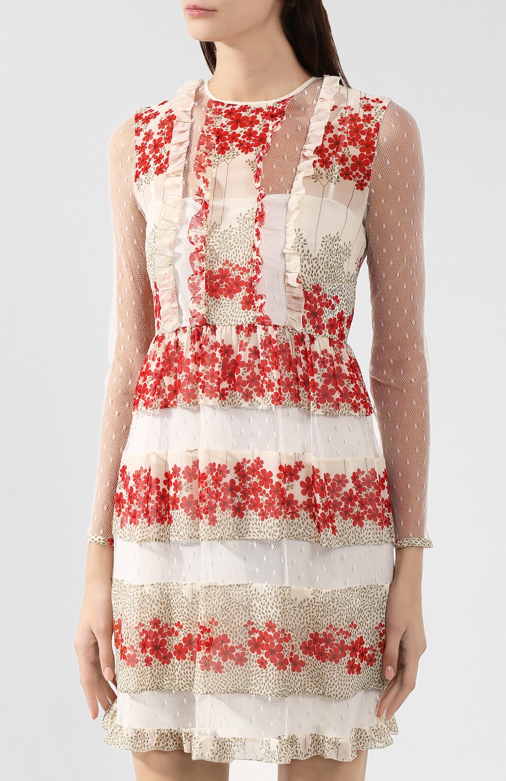 Платье REDVALENTINO белого цвета по цене 89950 руб., арт. SR3VAG30/4AR, фото 3 Платье REDVALENTINO, арт. SR3VAG30/4AR, фото 3