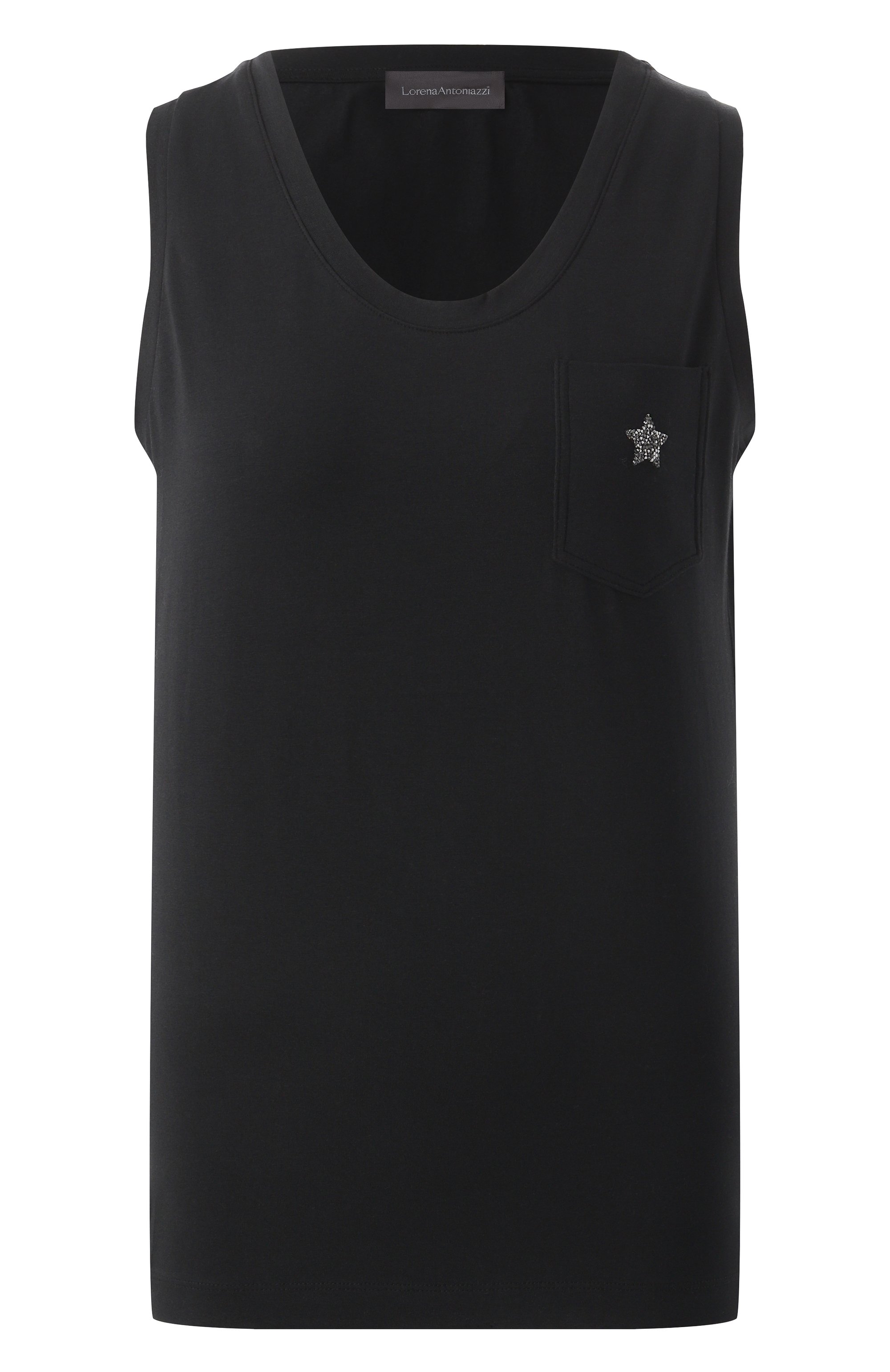 Хлопковый топ LORENA ANTONIAZZI, арт. TS21/9999, фото 1