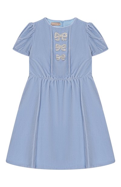 Платье из вискозы и шелка ELIE SAAB JUNIOR, арт. EFAB149/TS1127
