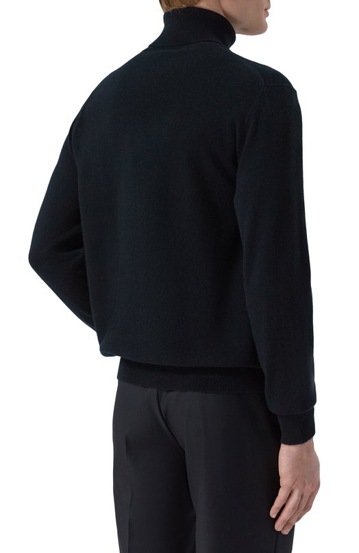 Кашемировая водолазка Kiton UMK1507K348 Чёрный  UMK1507K348 Фото 4