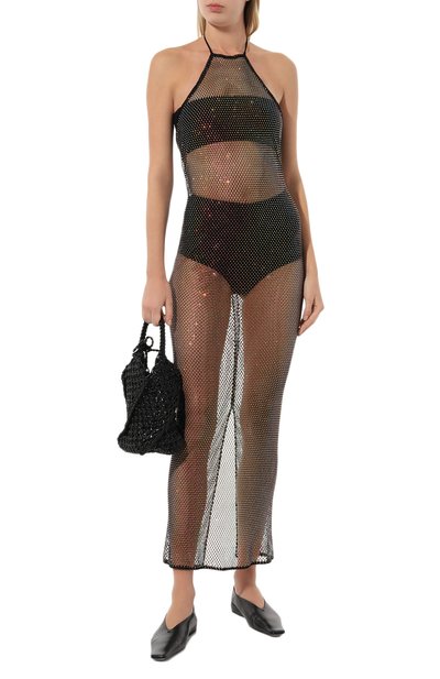 Платье с отделкой стразами PARAMIDONNA, арт. SS24SABL, фото 2