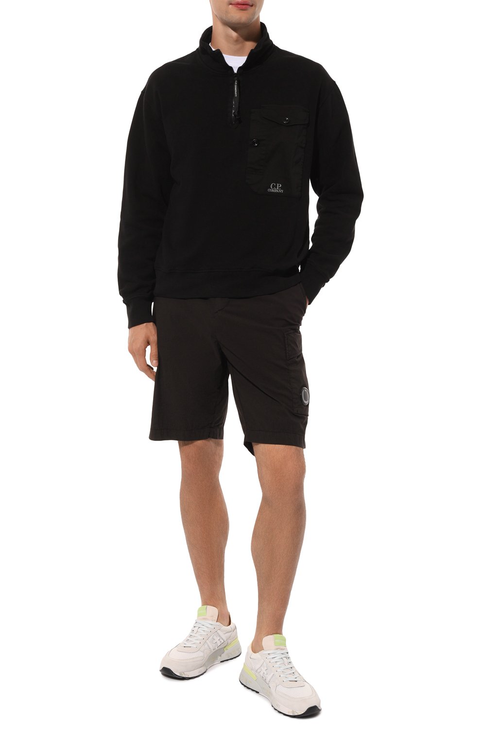 Хлопковый свитшот C.P. COMPANY, арт. 16CMSS249A110039M, фото 2