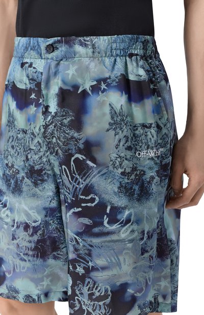 Шорты из вискозы OFF-WHITE, арт. 0MCB092S26FAB004, фото 5