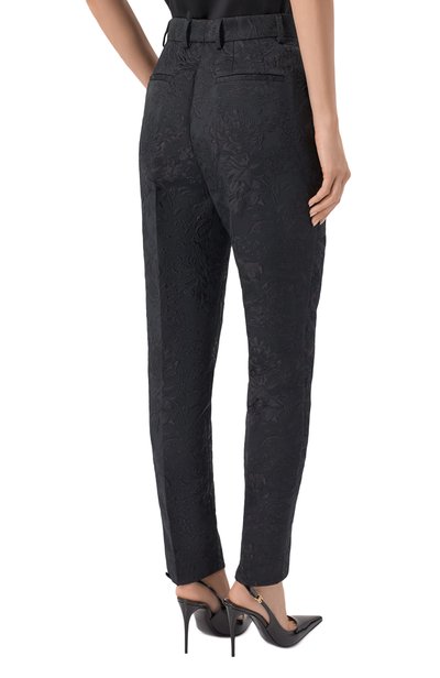 Брюки из хлопка и шелка DOLCE & GABBANA, арт. FTAM2T/HJMRF, фото 4