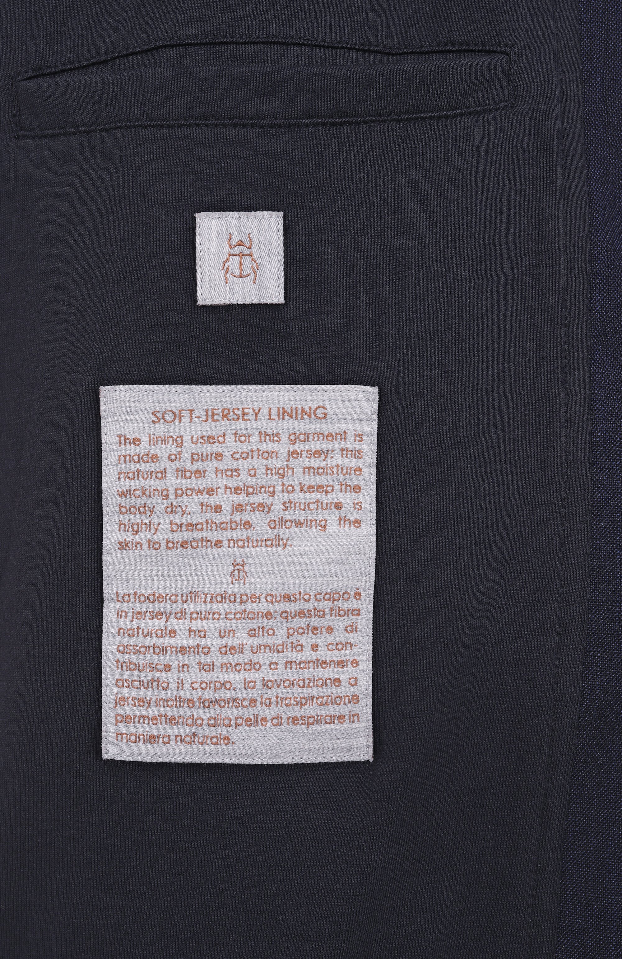 Толстовка из шерсти и шелка CAPOBIANCO темно-синего цвета по цене 110500 руб., арт. 18M183.LR00., фото 7 Толстовка из шерсти и шелка CAPOBIANCO, арт. 18M183.LR00., фото 7