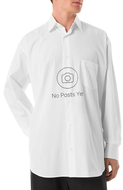 Хлопковая рубашка VETEMENTS, арт. UA66SH440W, фото 3