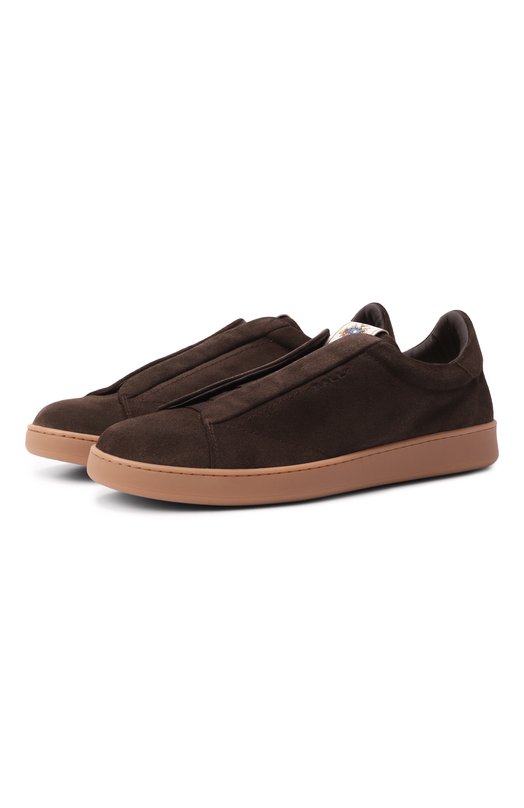 Замшевые кеды Retro Crest Bally MSK0F8/SU012 Коричневый MSK0F8/SU012