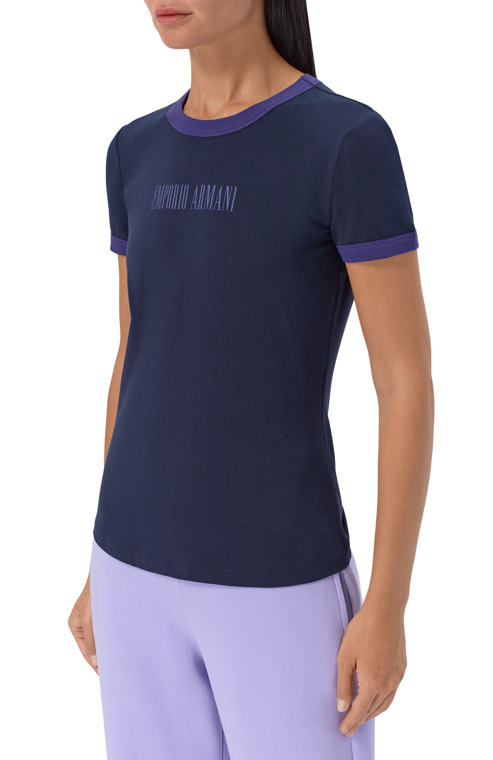 Хлопковая футболка EMPORIO ARMANI, арт. EW004968/AF12571, фото 3