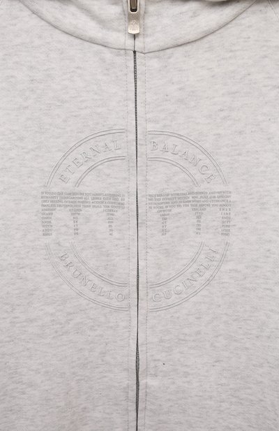 Хлопковая толстовка BRUNELLO CUCINELLI, арт. BM836E174C, фото 3