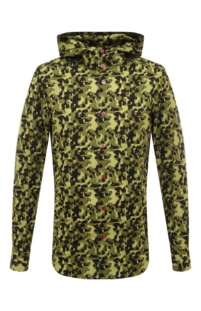 Мужская хлопковая рубашка KITON, арт. UMCMARH08834