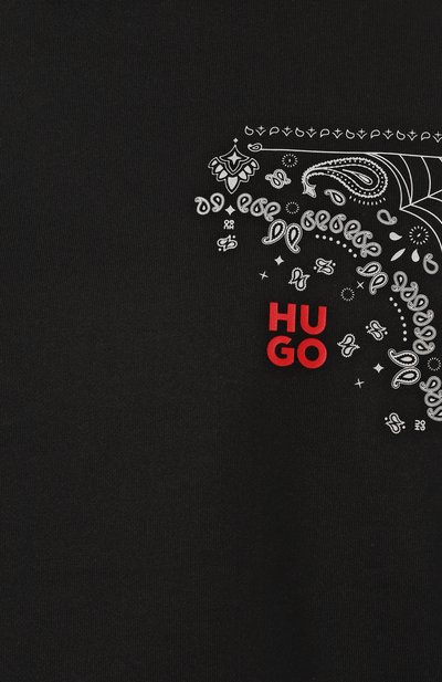 Хлопковый свитшот HUGO, арт. 50532094, фото 5