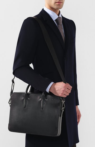 Кожаный портфель с плечевым ремнем BERLUTI, арт. M160432, фото 5