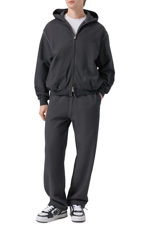 Хлопковая толстовка Attachment VJ52-323 Серый  VJ52-323 Фото 2