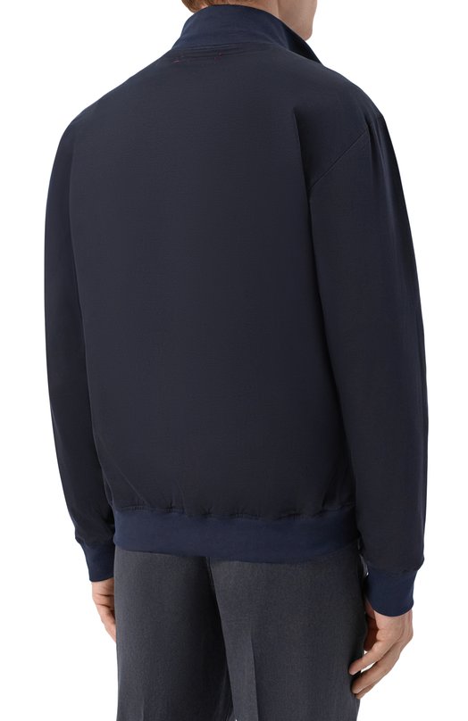 Хлопковая толстовка Kiton UMC032K06R49 Синий  UMC032K06R49 Фото 4