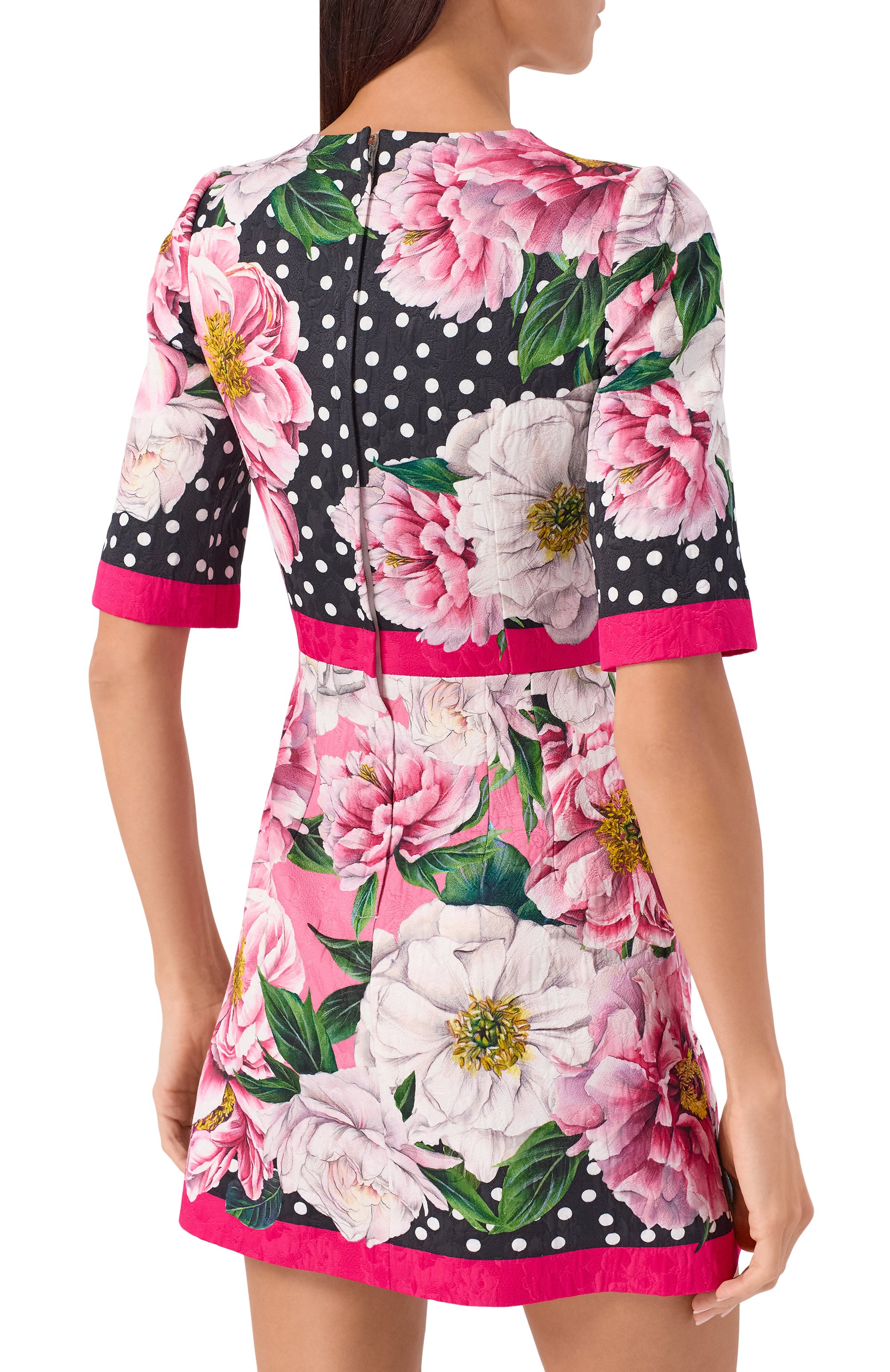 Платье из хлопка и вискозы DOLCE & GABBANA, арт. I6JP9W/FPTA5, фото 4