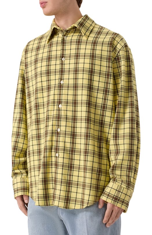 Рубашка MSGM 3940ME11T/257503 Жёлтый  3940ME11T/257503 Фото 3