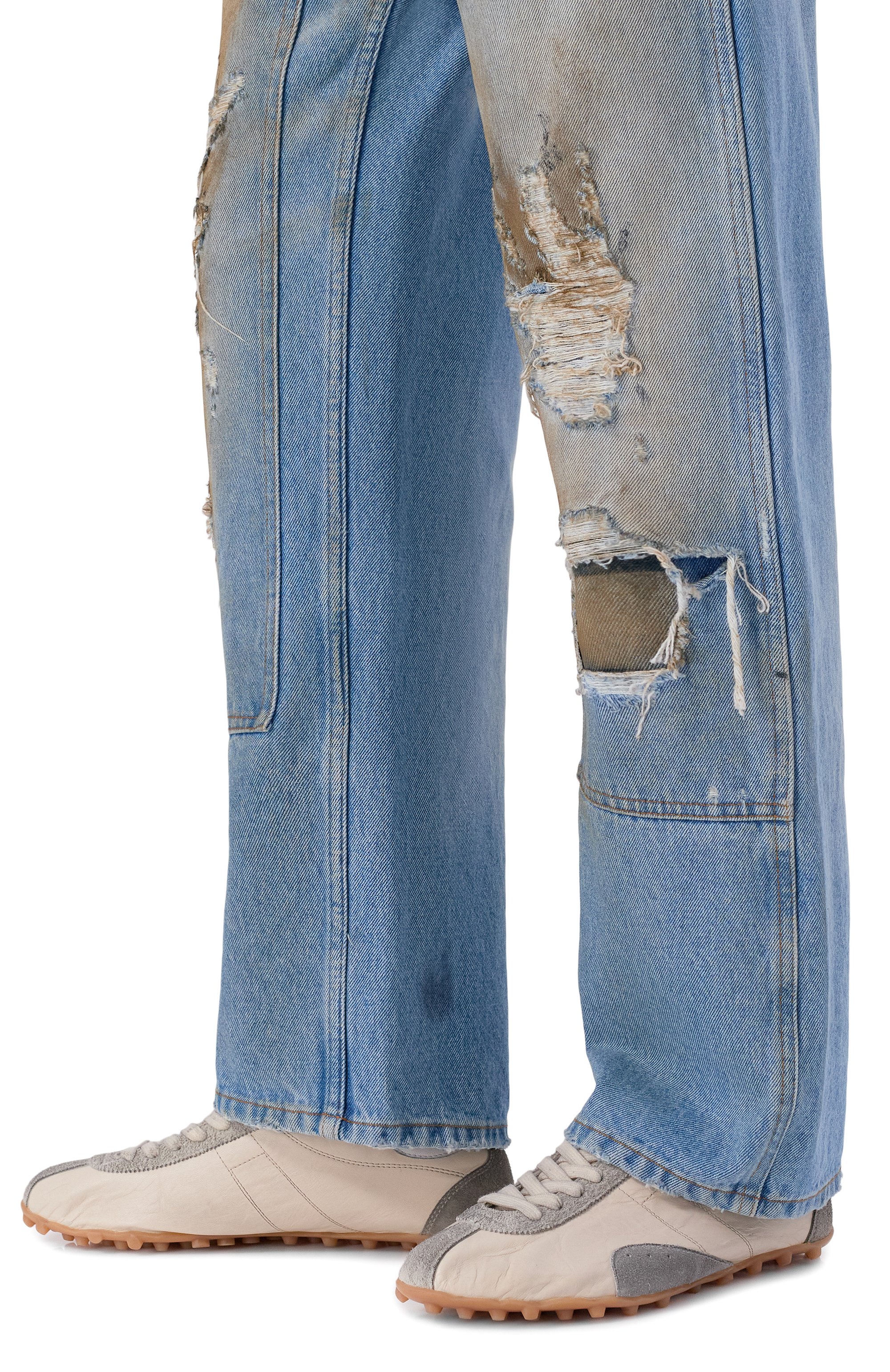 Кожаные кроссовки sprinters MAISON MARGIELA, арт. S58WS0269/P7383, фото 2