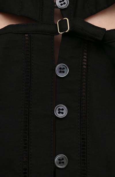Рубашка из вискозы JACQUEMUS черного цвета по цене 55650 руб., арт. 211SH10/102990, фото 5 Рубашка из вискозы JACQUEMUS, арт. 211SH10/102990, фото 5