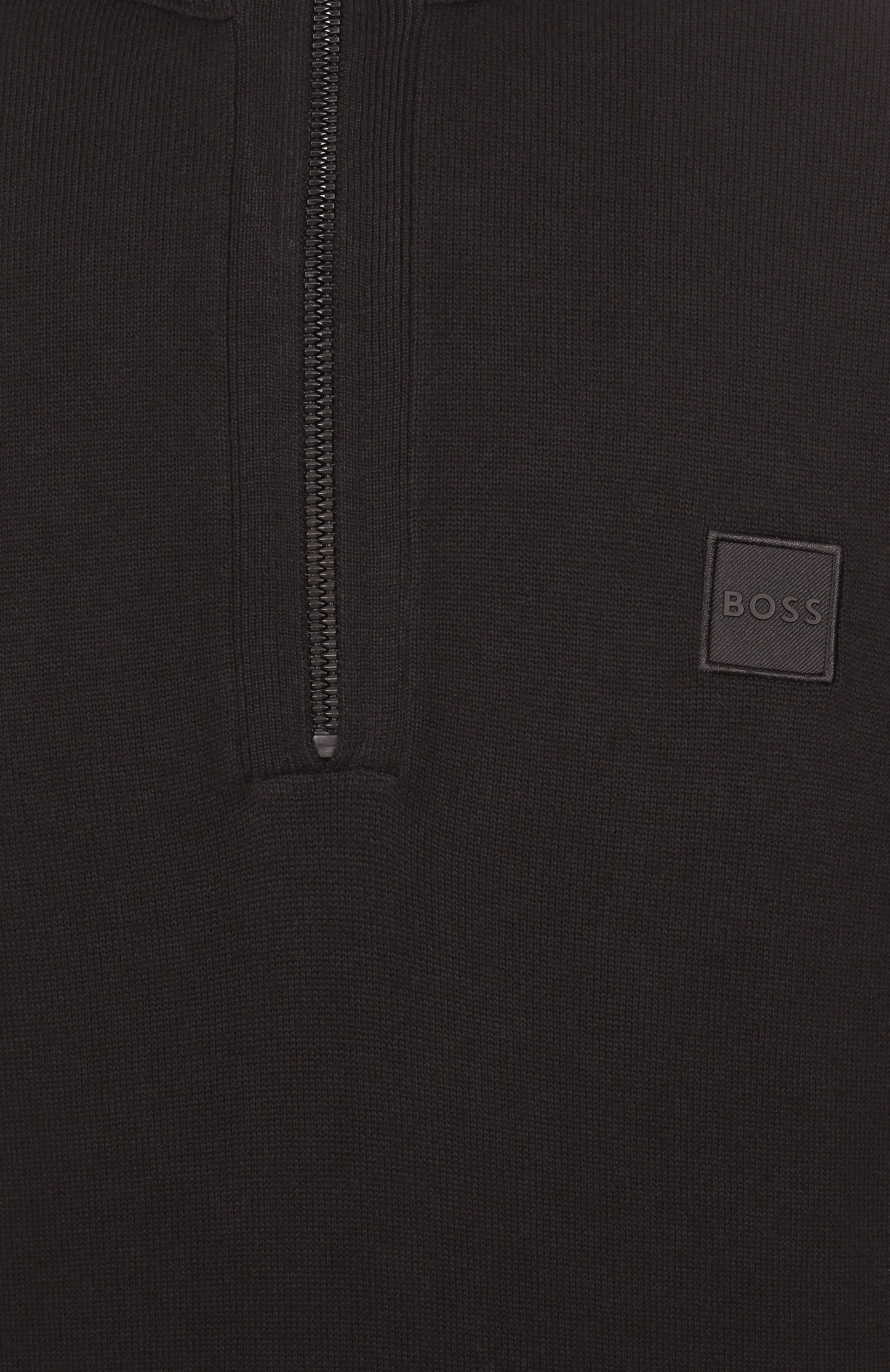 Хлопковый джемпер BOSS ORANGE черного цвета по цене 19500 руб., арт. 50527585, фото 6 Хлопковый джемпер BOSS ORANGE, арт. 50527585, фото 6